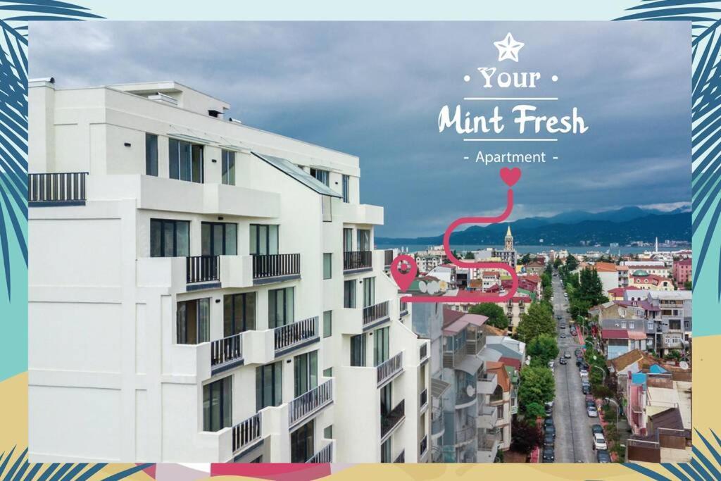Апартаменты 'Mint Fresh' Summer Studio In Batumi City Center Экстерьер фото